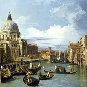 La entrada al Gran Canal de Venecia 1730 (Canaletto) Fine Artic