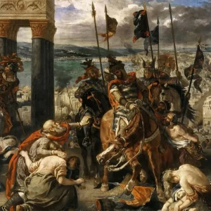 La Entrada de los Cruzados en Constantinopla (Eugene Delacroix) Fine Artic