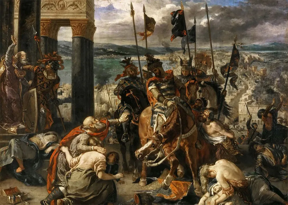 La Entrada de los Cruzados en Constantinopla (Eugene Delacroix) Fine Artic