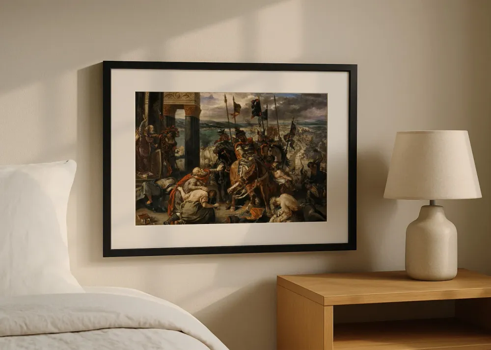 La Entrada de los Cruzados en Constantinopla (Eugene Delacroix) Fine Artic
