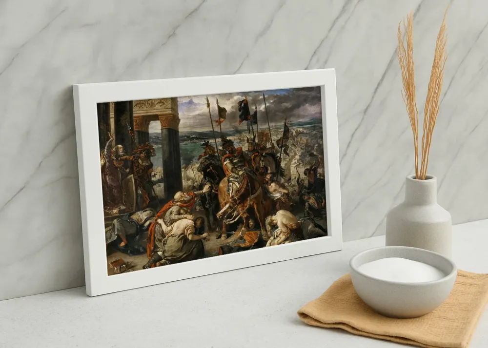 La Entrada de los Cruzados en Constantinopla (Eugene Delacroix) Fine Artic