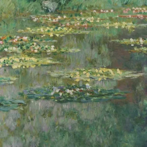 El estanque de los nenúfares - vertical (Claude Monet) Fine Artic
