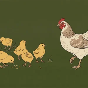 Gallina y pollitos Fine Artic