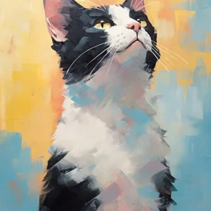 Gato moderno Fine Artic
