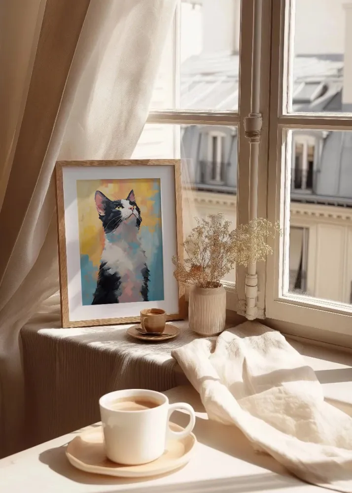 Gato moderno Fine Artic