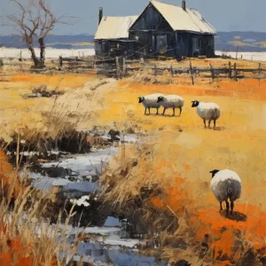 Granja de ovejas Fine Artic