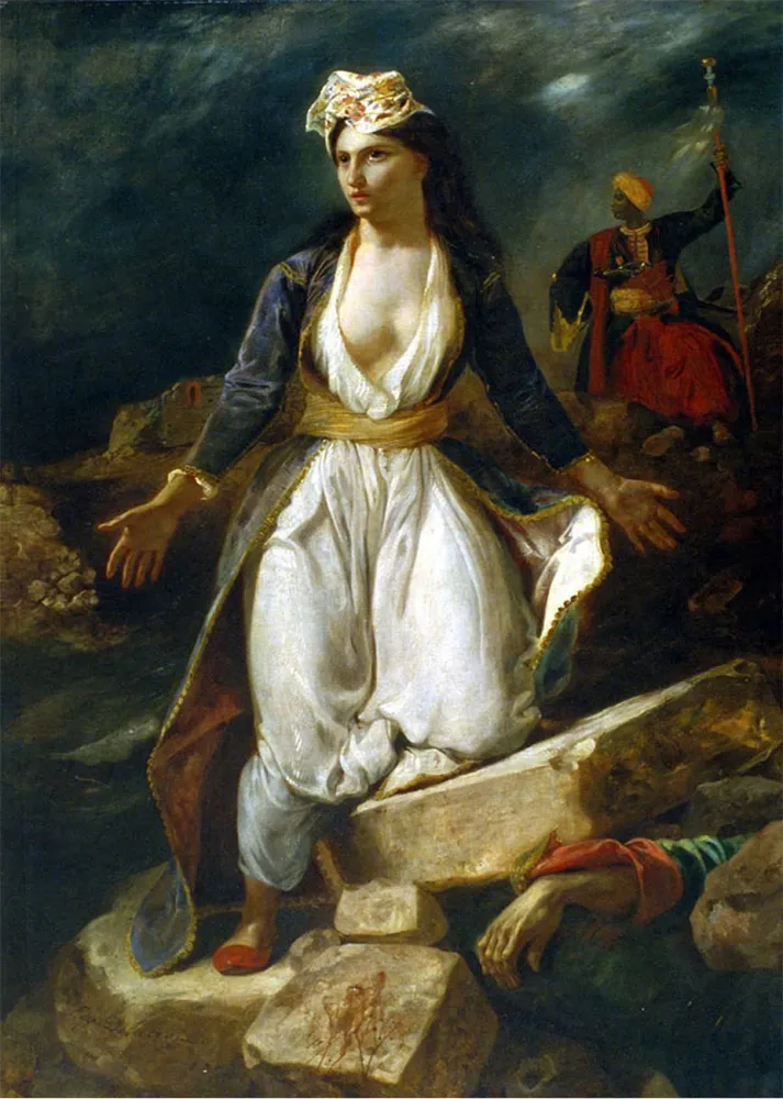 Grecia sobre las ruinas de Missolonghi (Delacroix) Fine Artic