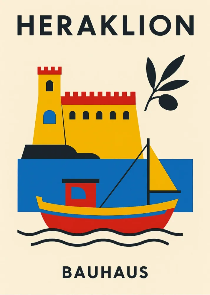 Heraklion Poster Bauhaus Fine Artic