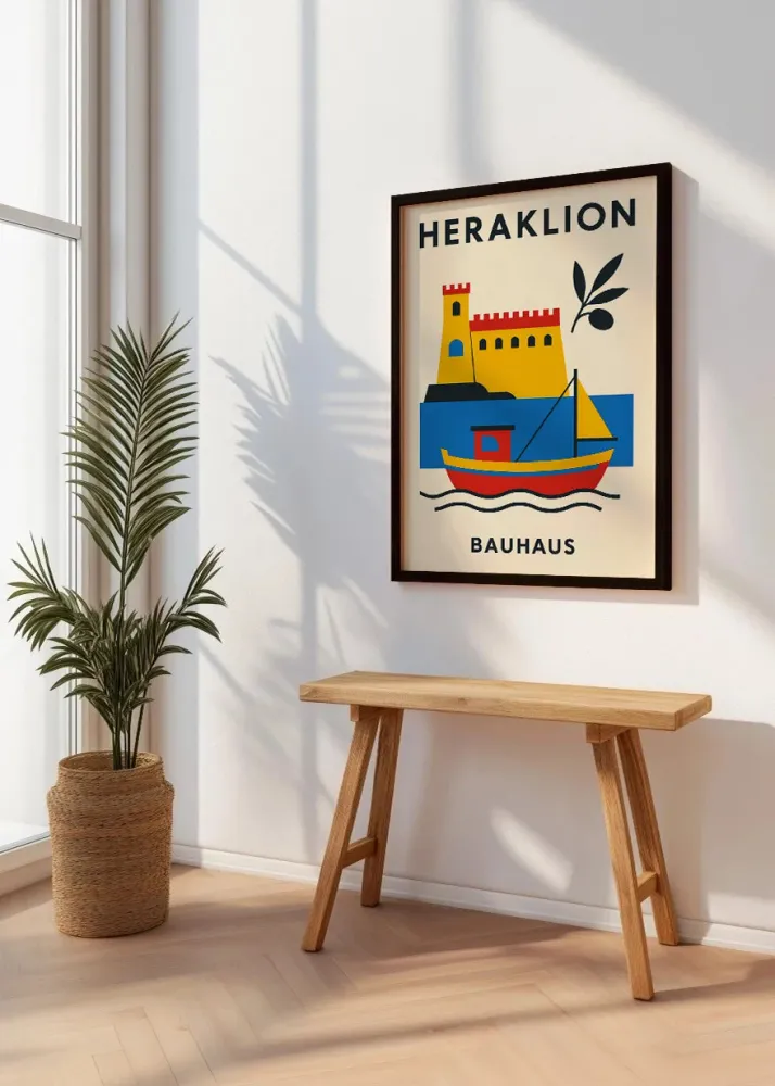 Heraklion Poster Bauhaus Fine Artic