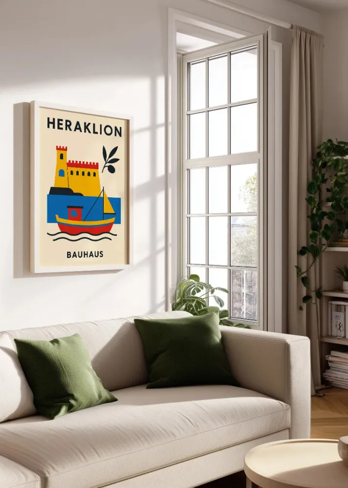 Heraklion Poster Bauhaus Fine Artic