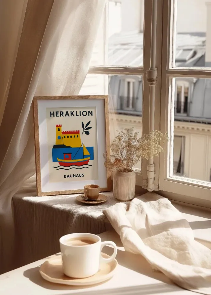 Heraklion Poster Bauhaus Fine Artic