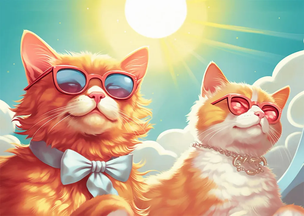 Holidays cats Fine Artic