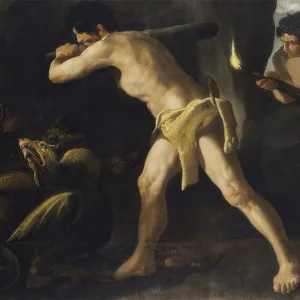 Hércules lucha contra la hidra de Lerna (Rubens) Fine Artic