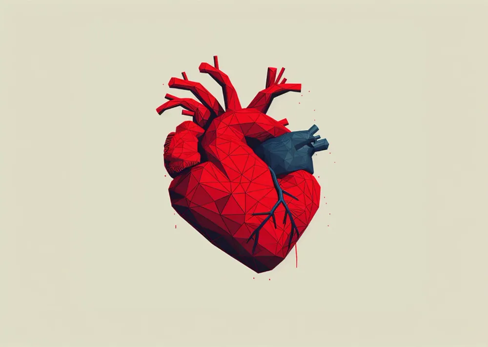 Intense heart Fine Artic