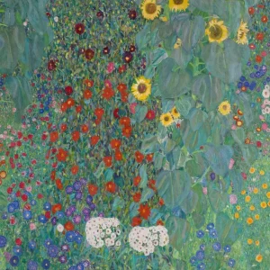 Jardin campesino con girasoles (Gustav Klimt) Fine Artic