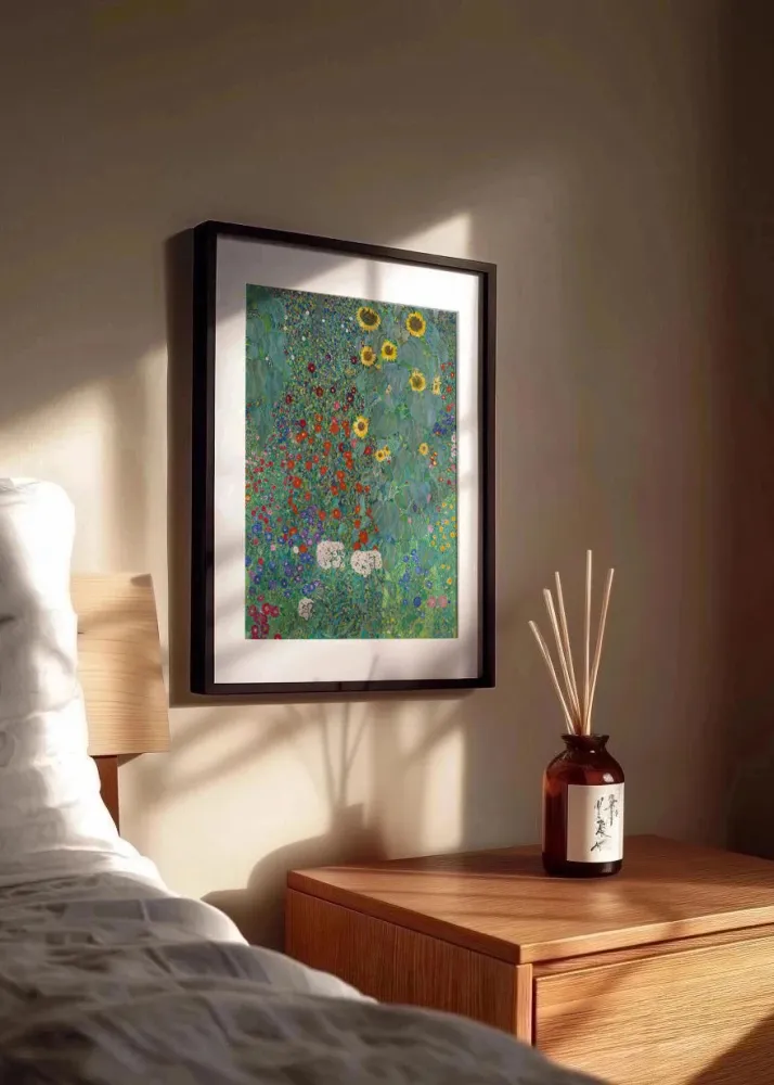 Jardin campesino con girasoles (Gustav Klimt) Fine Artic
