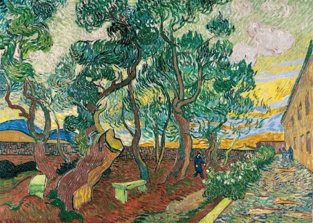 Jardín del hospital de Saint-Rémy (Van Gogh) Fine Artic