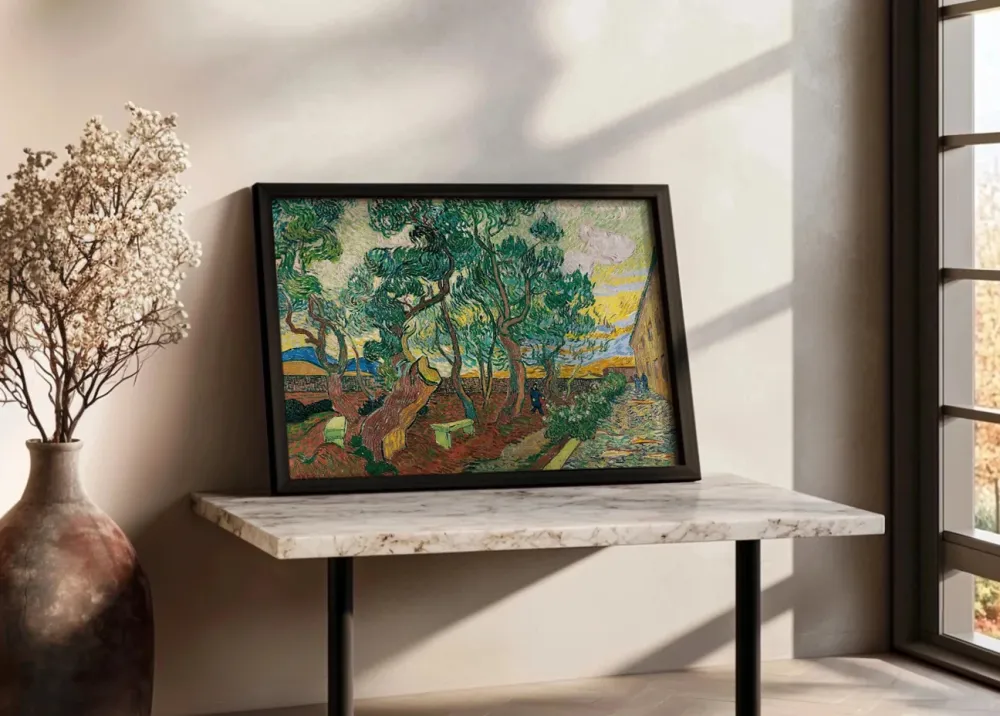 Jardín del hospital de Saint-Rémy (Van Gogh) Fine Artic