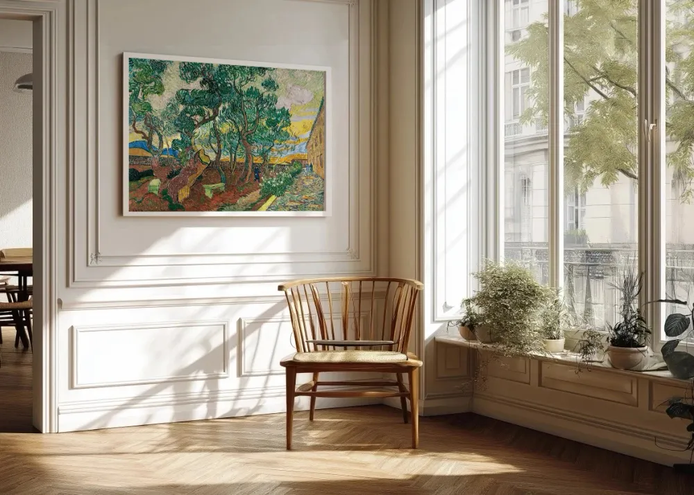 Jardín del hospital de Saint-Rémy (Van Gogh) Fine Artic
