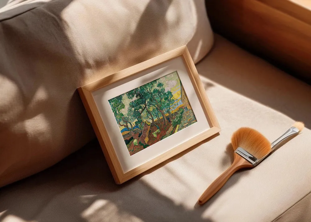 Jardín del hospital de Saint-Rémy (Van Gogh) Fine Artic