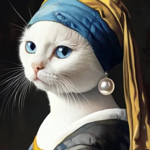La joven de la perla - Gato Fine Artic