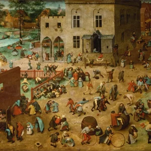 Juegos de niños (Pieter Brueghel el Viejo) Fine Artic