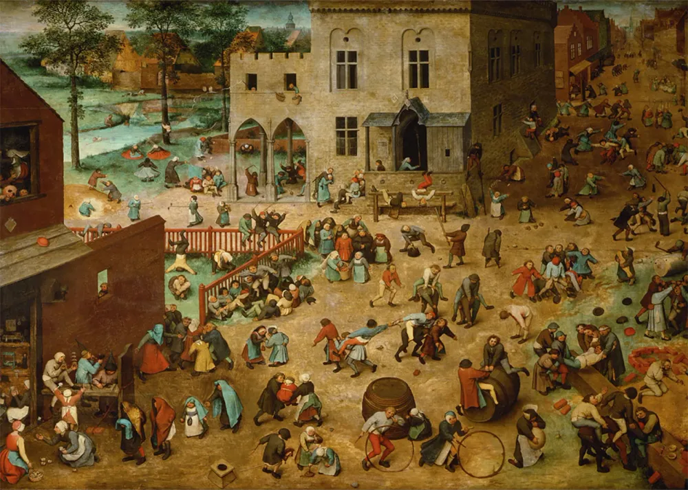 Juegos de niños (Pieter Brueghel el Viejo) Fine Artic