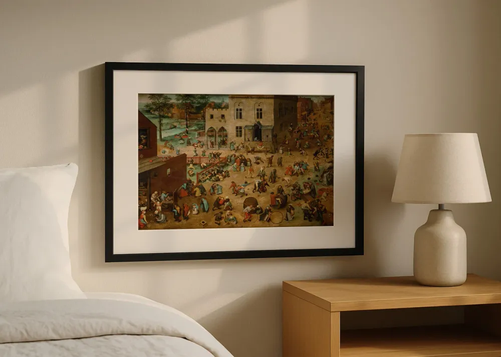 Juegos de niños (Pieter Brueghel el Viejo) Fine Artic