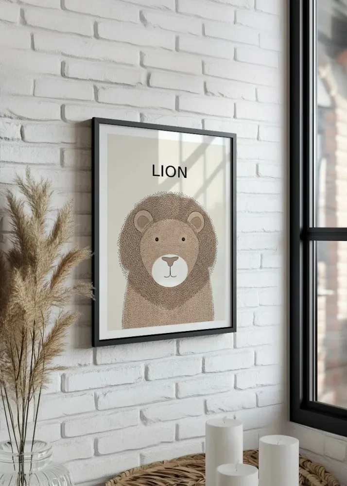 Leon - Estilo infantil Fine Artic