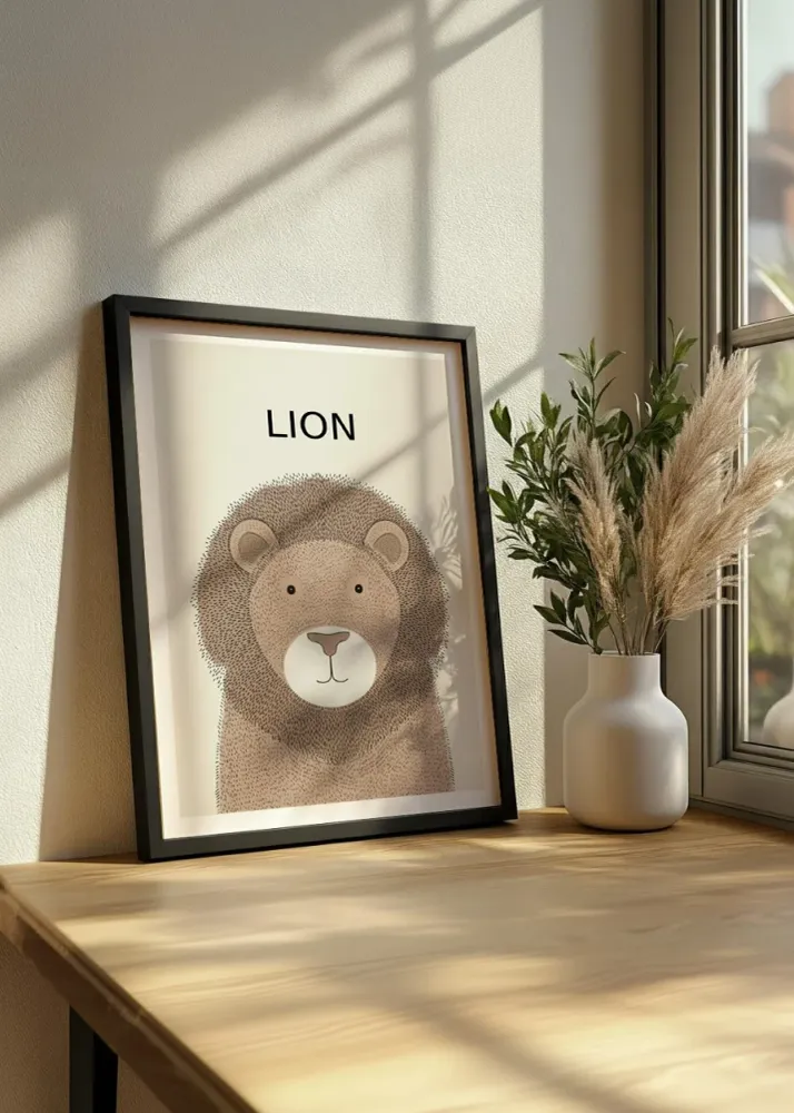 Leon - Estilo infantil Fine Artic