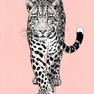 La leoparda cool Fine Artic