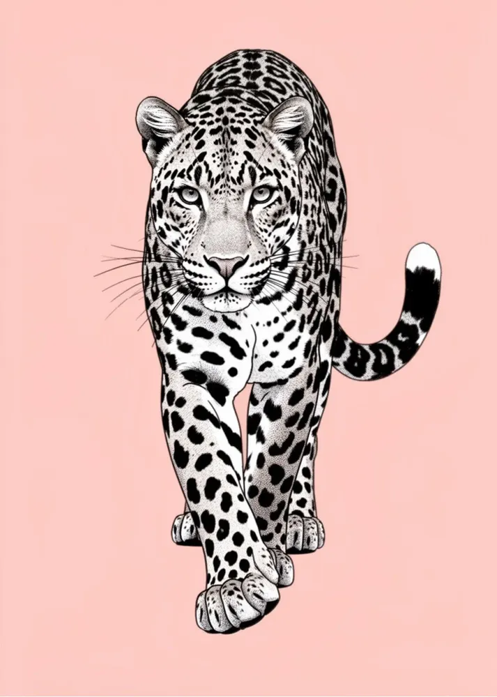 La leoparda cool Fine Artic
