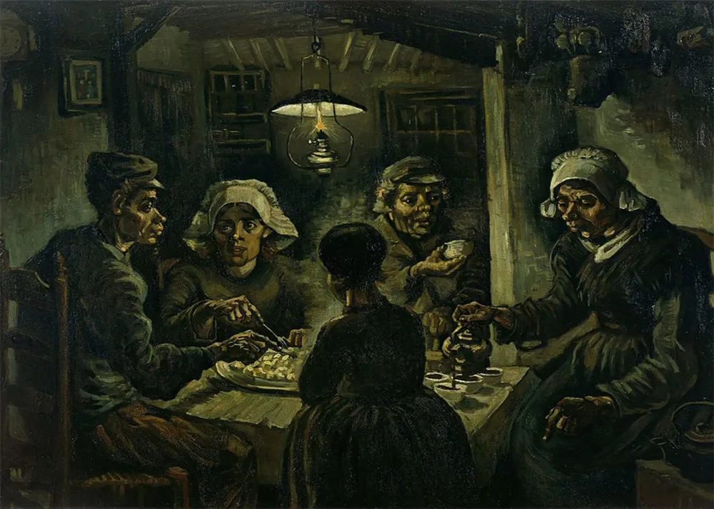 Los comedores de patatas (Van Gogh) Fine Artic