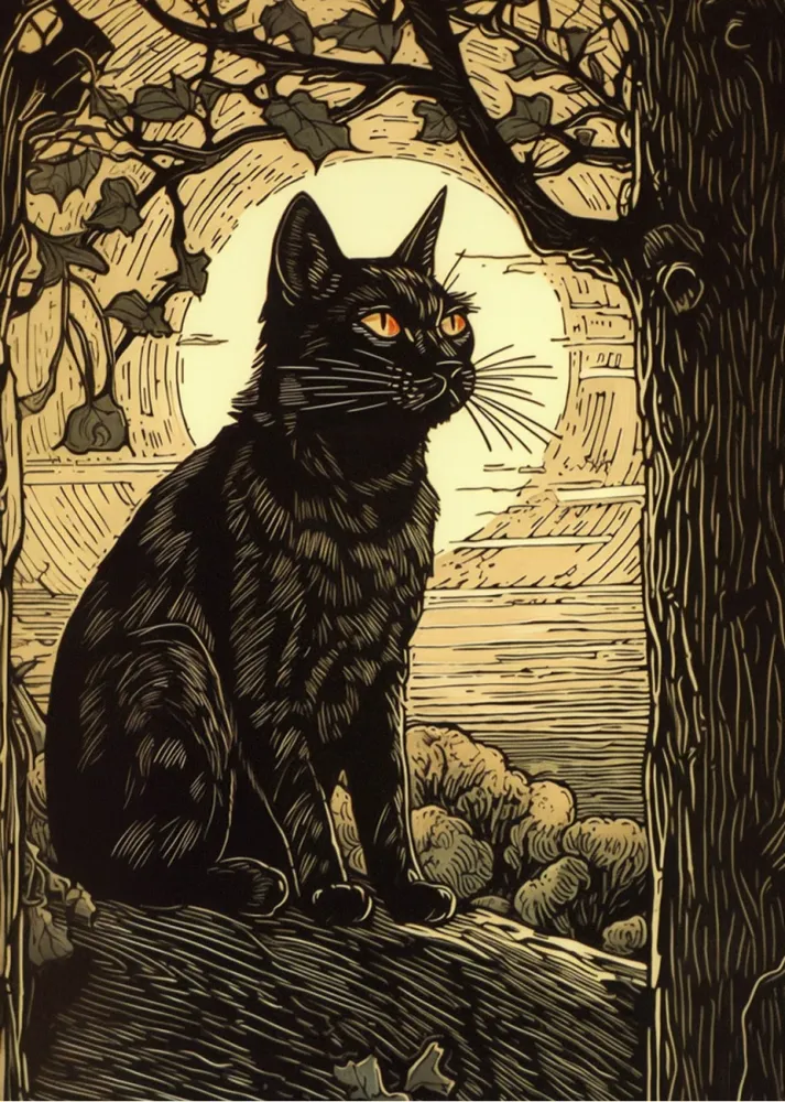 Lunar cat Fine Artic
