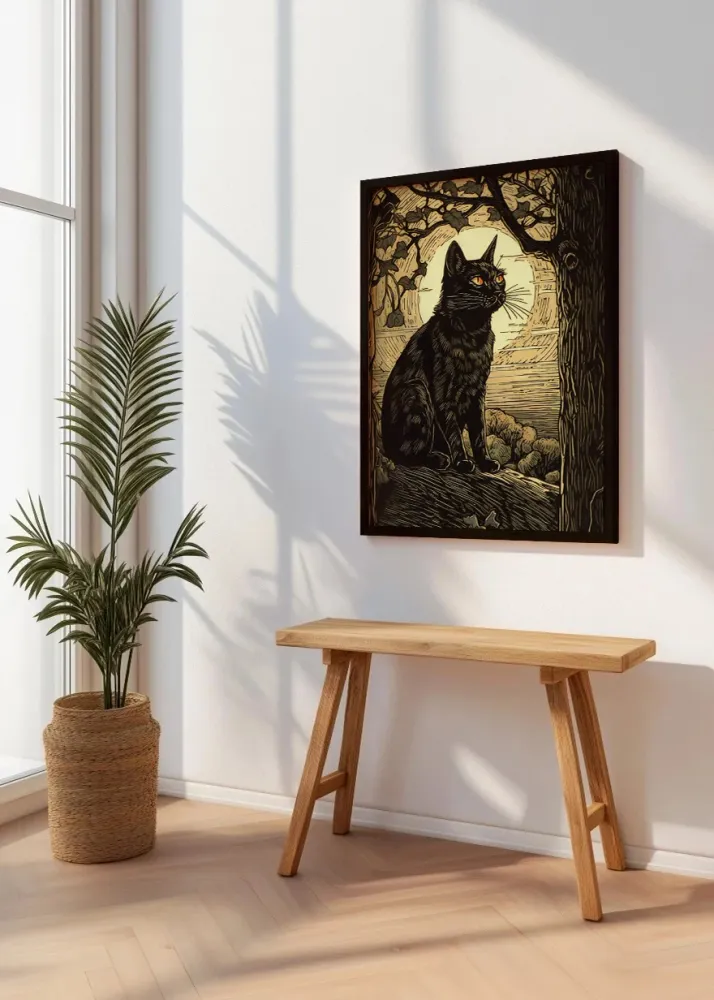 Lunar cat Fine Artic