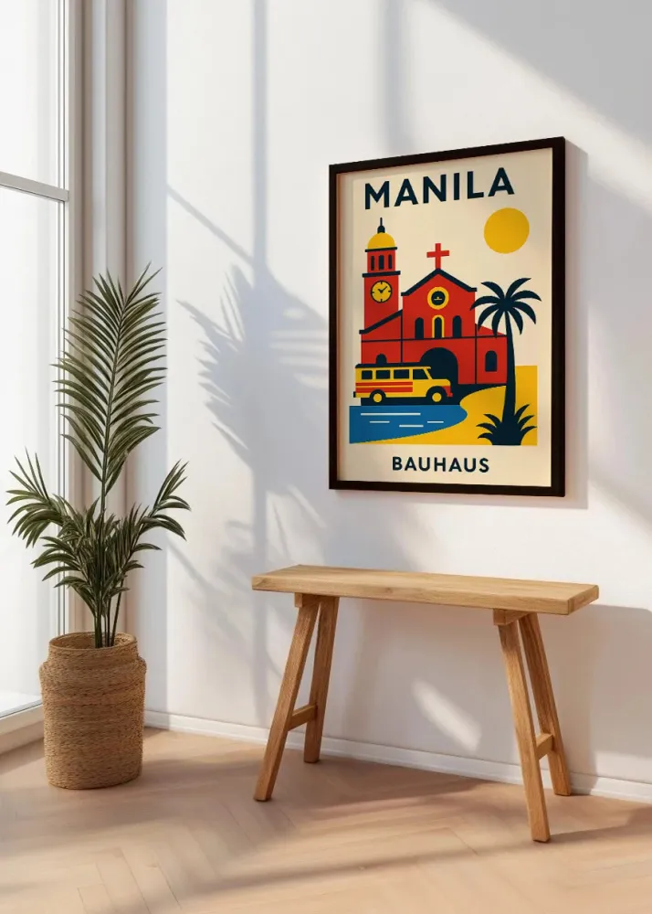 Manila Poster Bauhaus Fine Artic