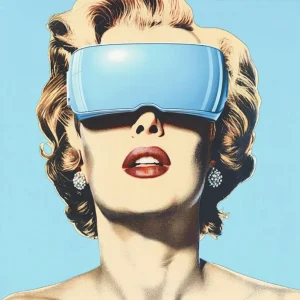 Marilyn de realidas virtual Fine Artic