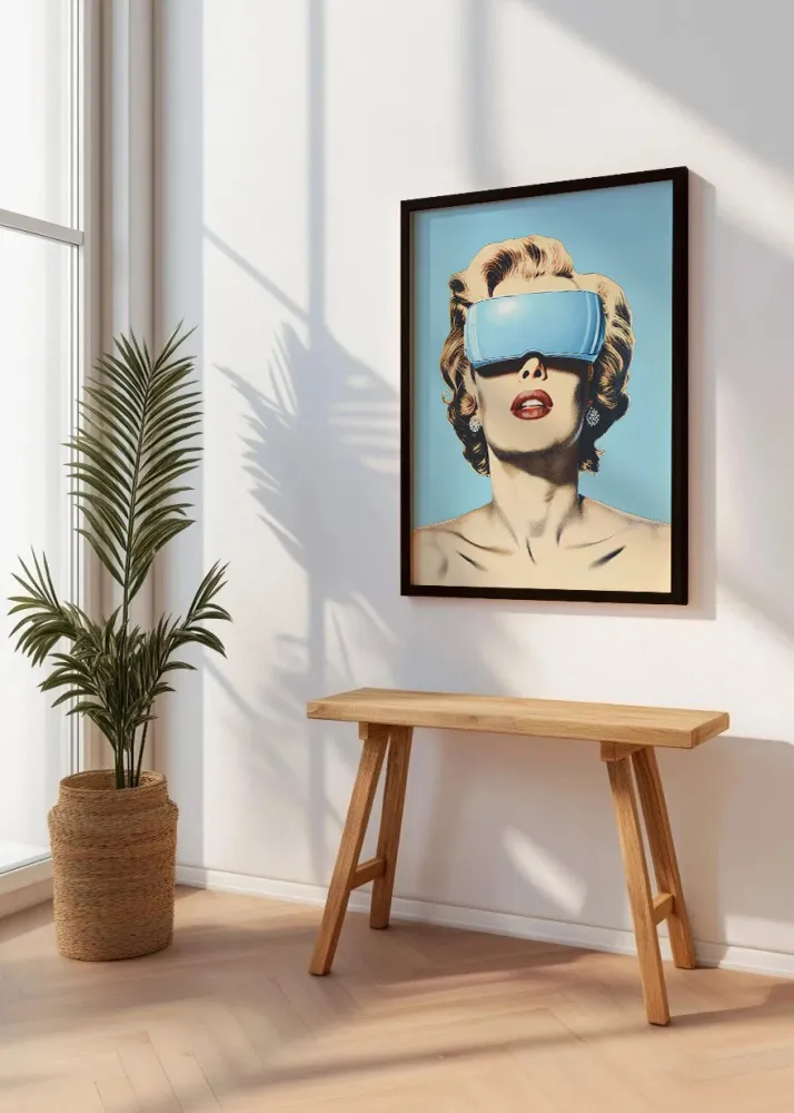Marilyn de realidas virtual Fine Artic