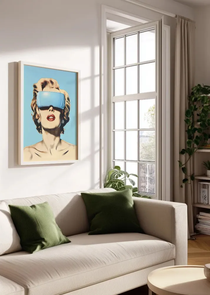 Marilyn de realidas virtual Fine Artic