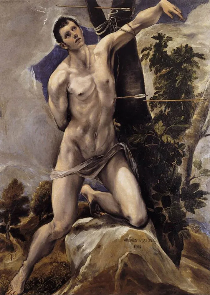 El martirio de San Sebastián (El Greco) Fine Artic