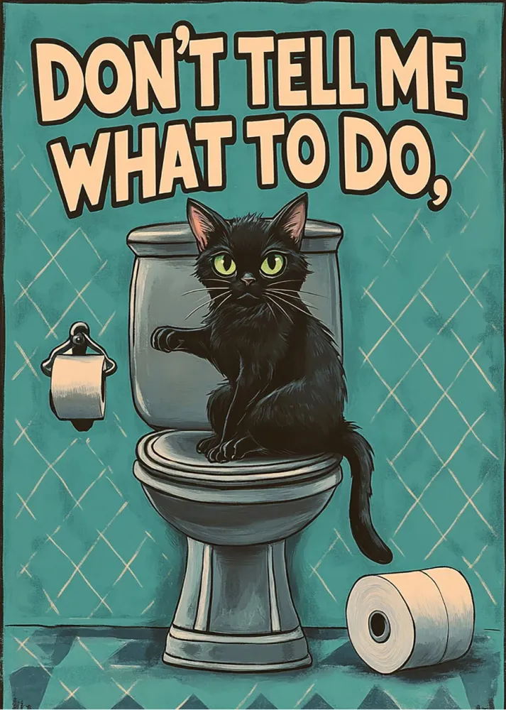 Mascota gatito en el baño Fine Artic