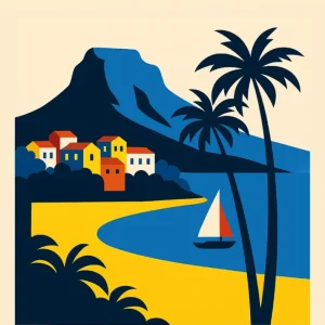 Mauritius Poster Bauhaus Fine Artic