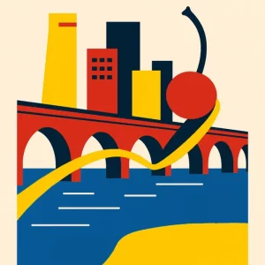 Minneapolis Poster Bauhaus Fine Artic