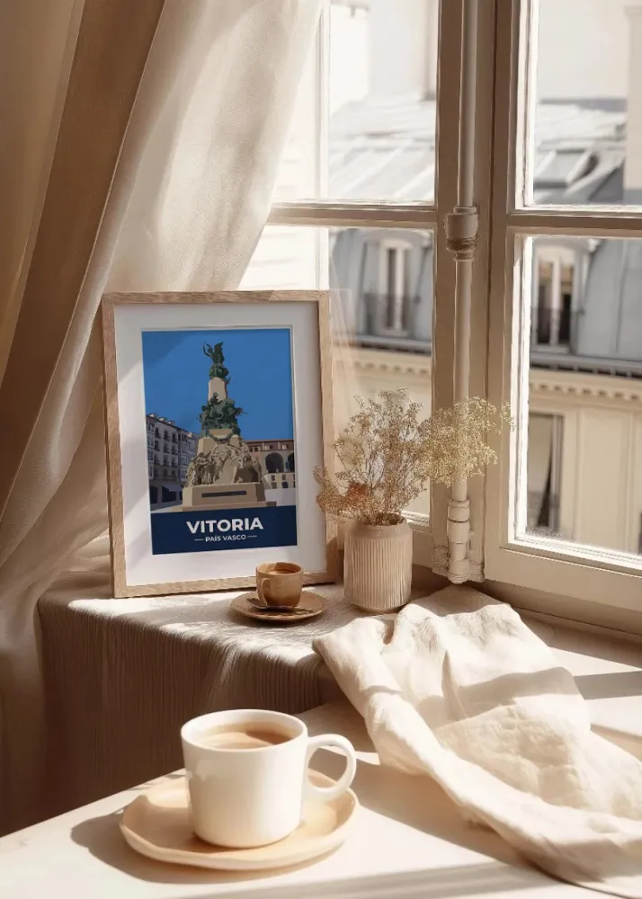 Monumento Plaza de la Virgen Blanca Vitoria - Flat Fine Artic