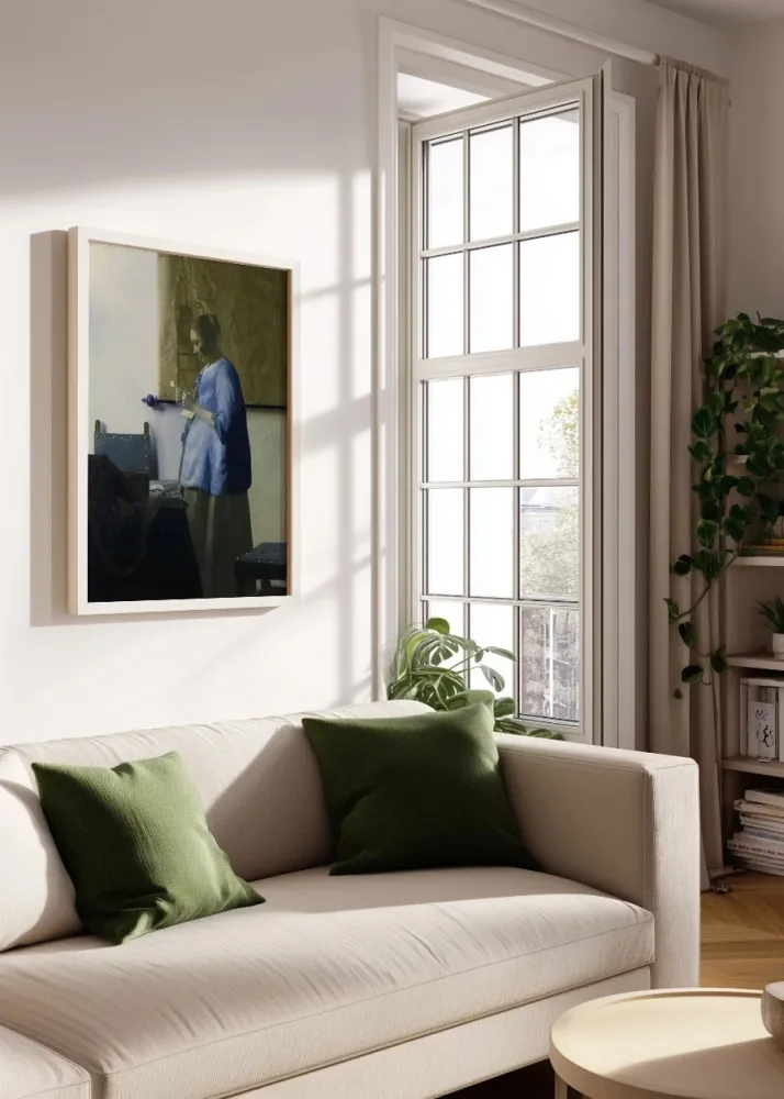 Mujer leyendo una carta (Johannes Vermeer) Fine Artic