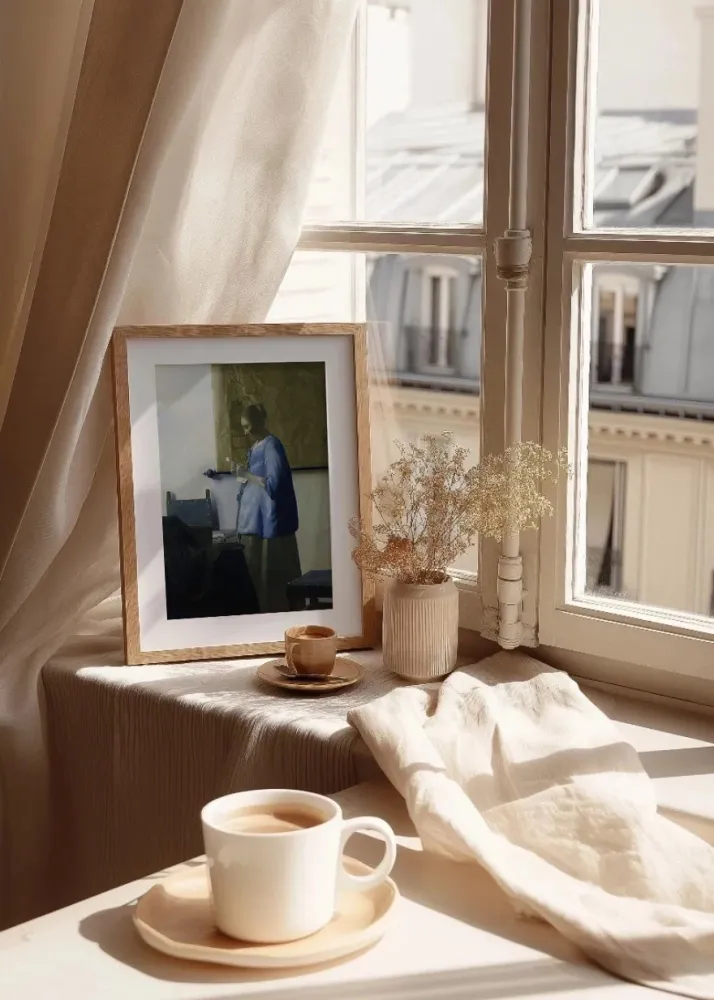 Mujer leyendo una carta (Johannes Vermeer) Fine Artic