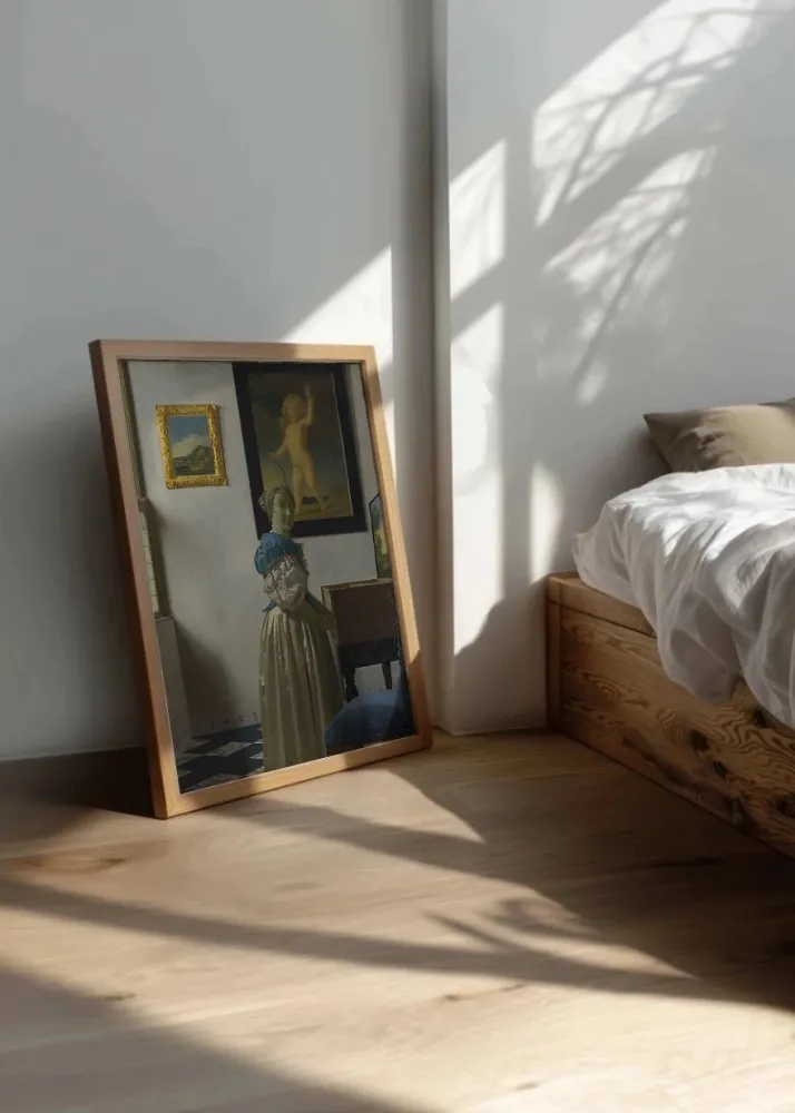Mujer tocando el virginal (Johannes Vermeer) Fine Artic