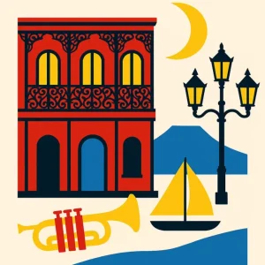 New Orleans Poster Bauhaus Fine Artic