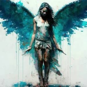 El ángel azul Fine Artic