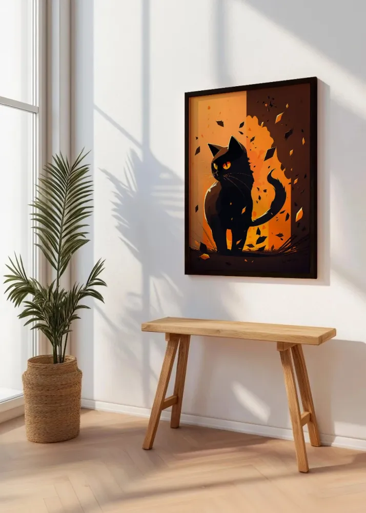 Orange cat Fine Artic